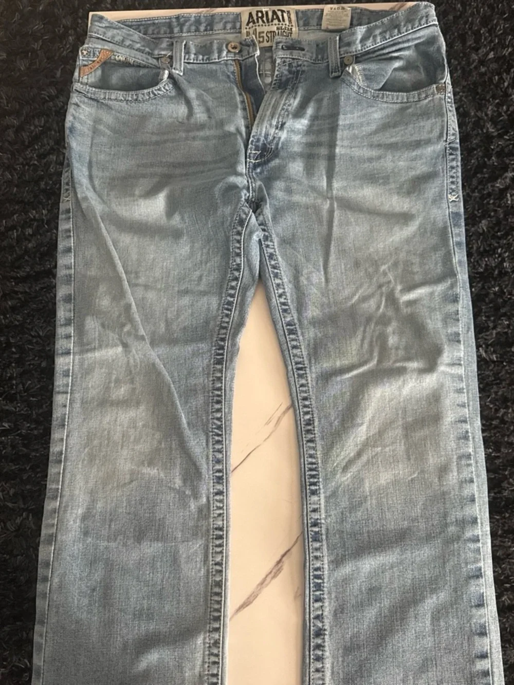 Ariat Light Blue Straight Leg Jeans